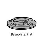 Adhesive Baseplate: Flat